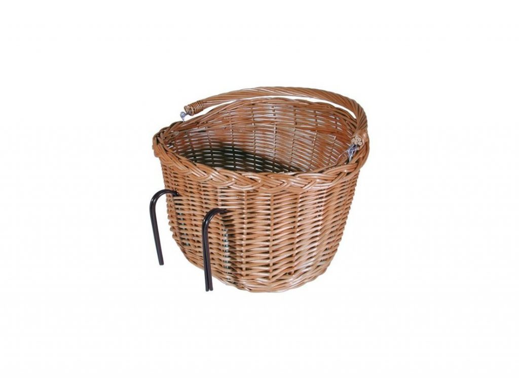 E-shop Prútený košík na bicykel oválny