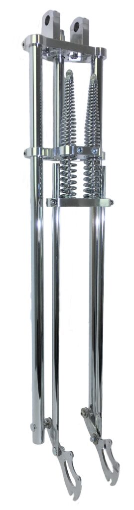 E-shop Double Crown - Odpružená vidlica pre 20-26" bicykle, s úchytom pre diskové brzdy